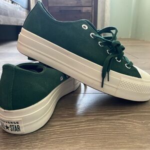 Converse Women's Forest Green Sneakers